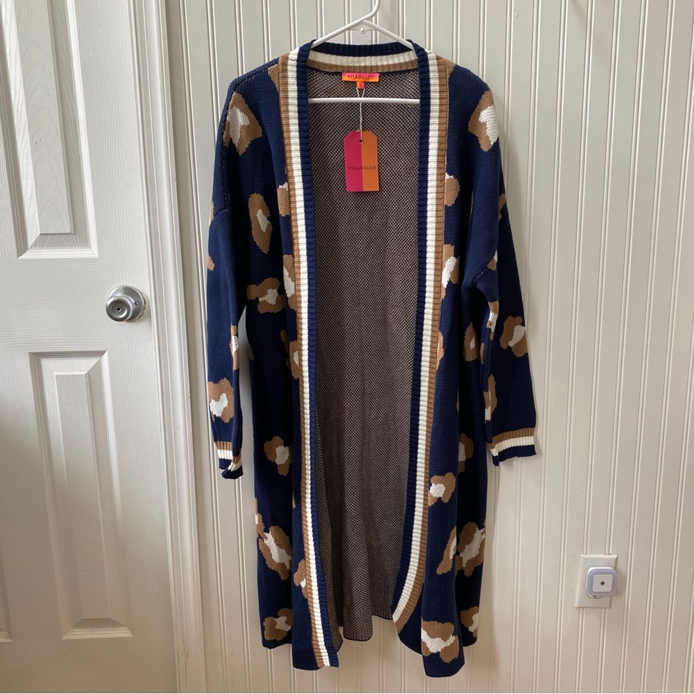 NWT Stella knit cardigan in navy